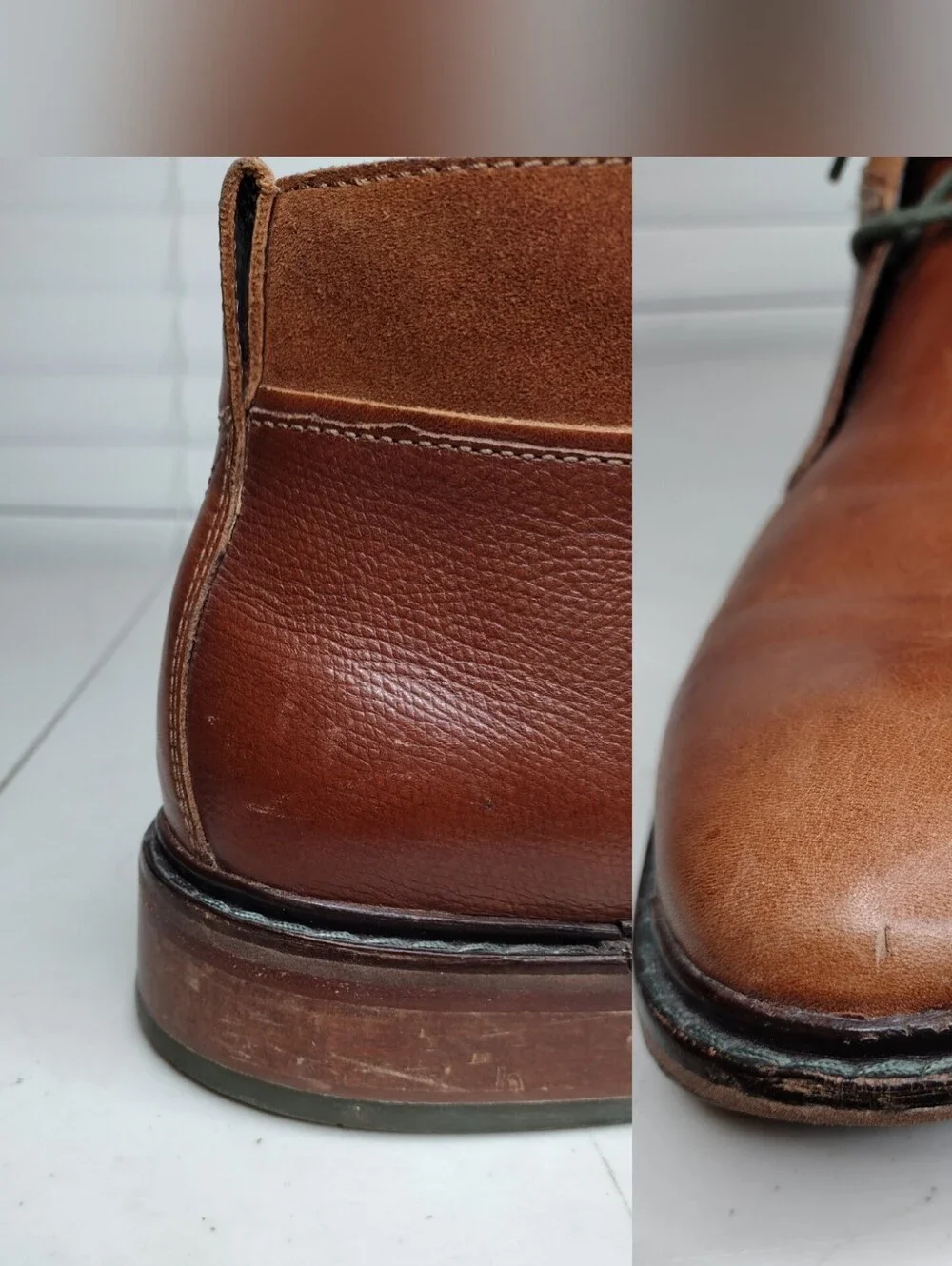 Cole Haan Colton Leather Brown Career Lace-Up Chukka Boots Men's Sz 11 M
